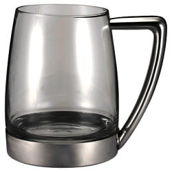 Royal Selangor Modern Glass and Pewter Tankard